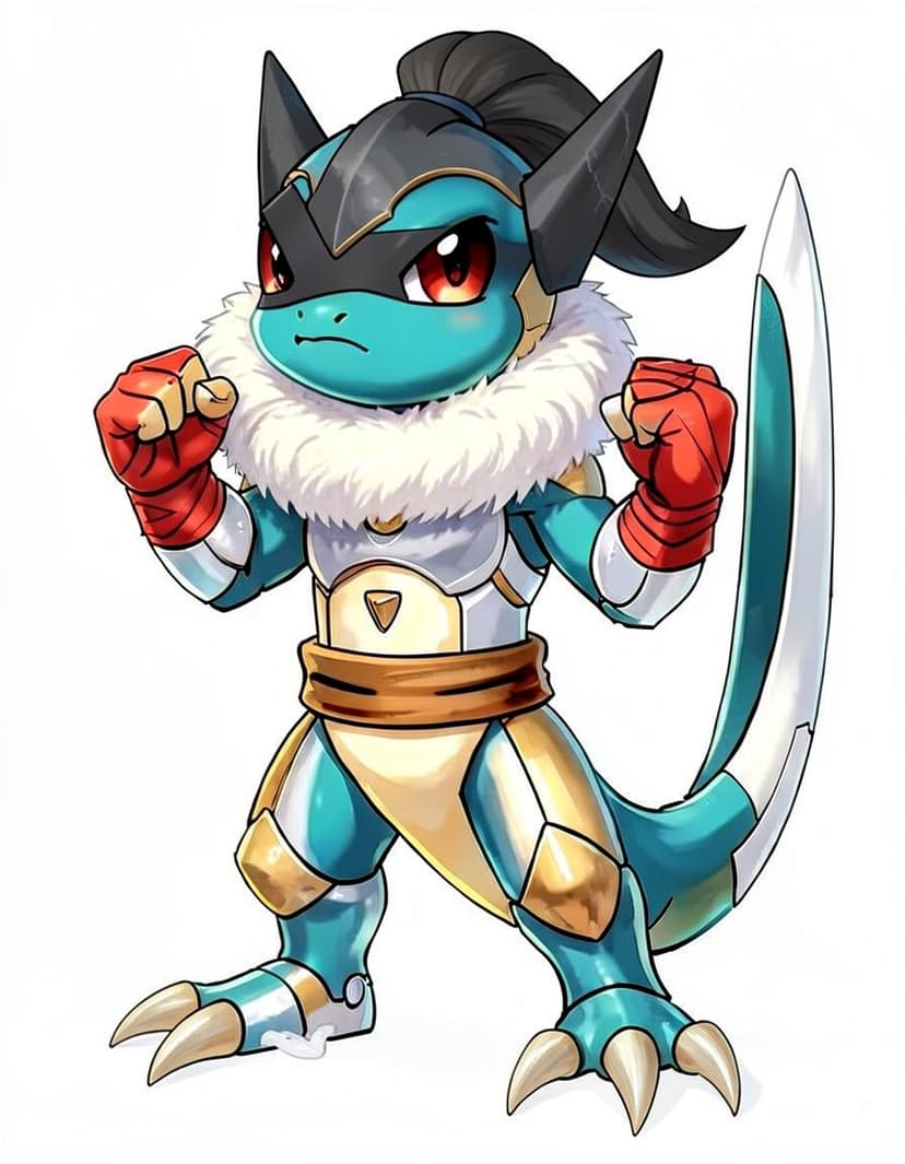Dojogecko, a Pokemon OC made on GenTube