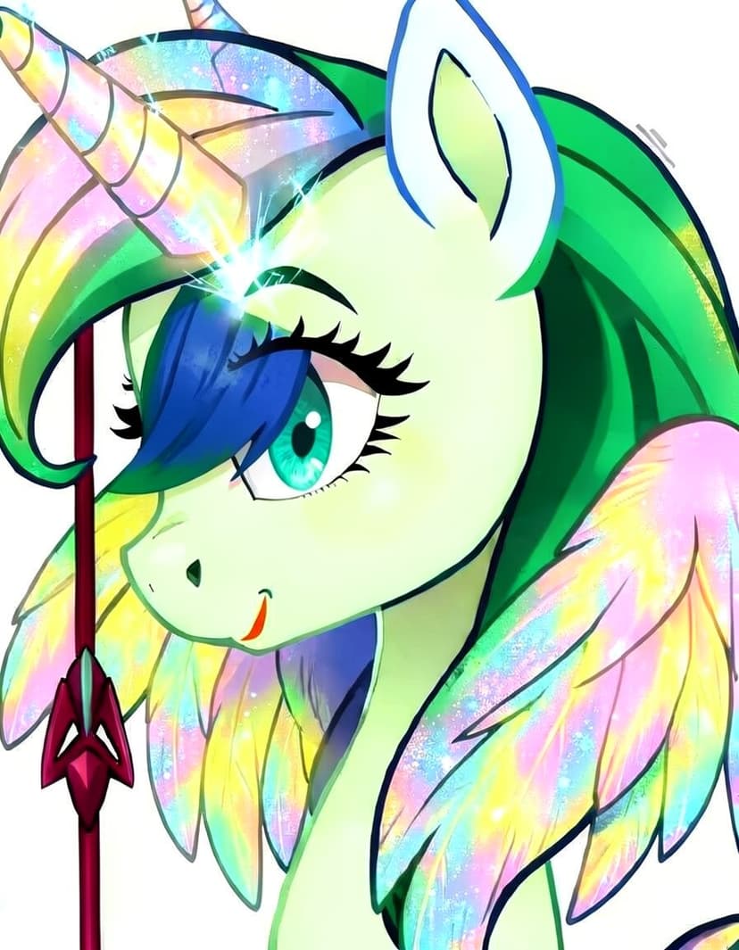 Lightrina lightfired (Lighty), a My Little Pony OC made on GenTube