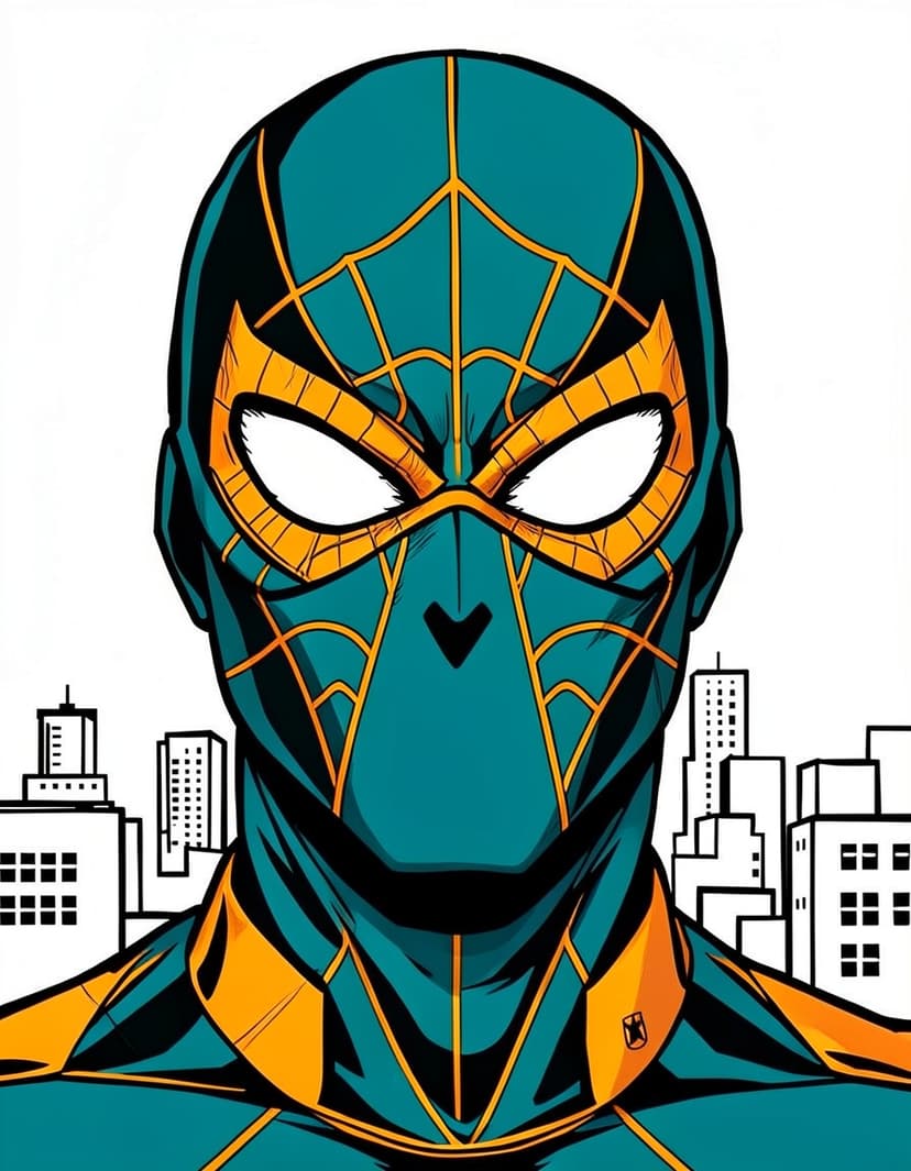 Scarlet Loom, a Spider Man OC made on GenTube