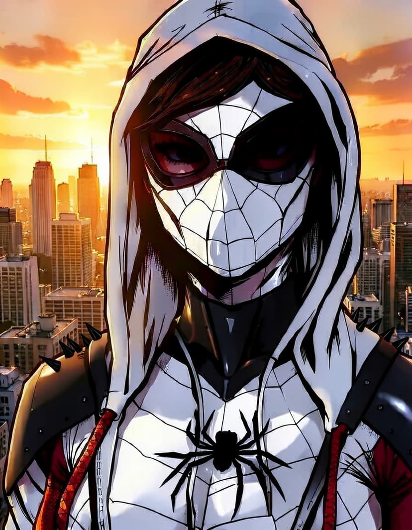 Boneweb, a Spider Man OC made on GenTube