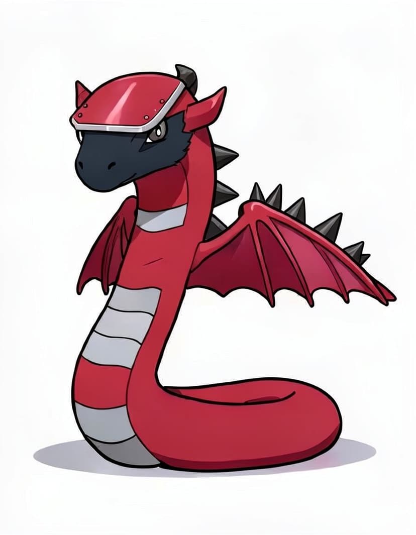 Ironserp, a Pokemon OC made on GenTube