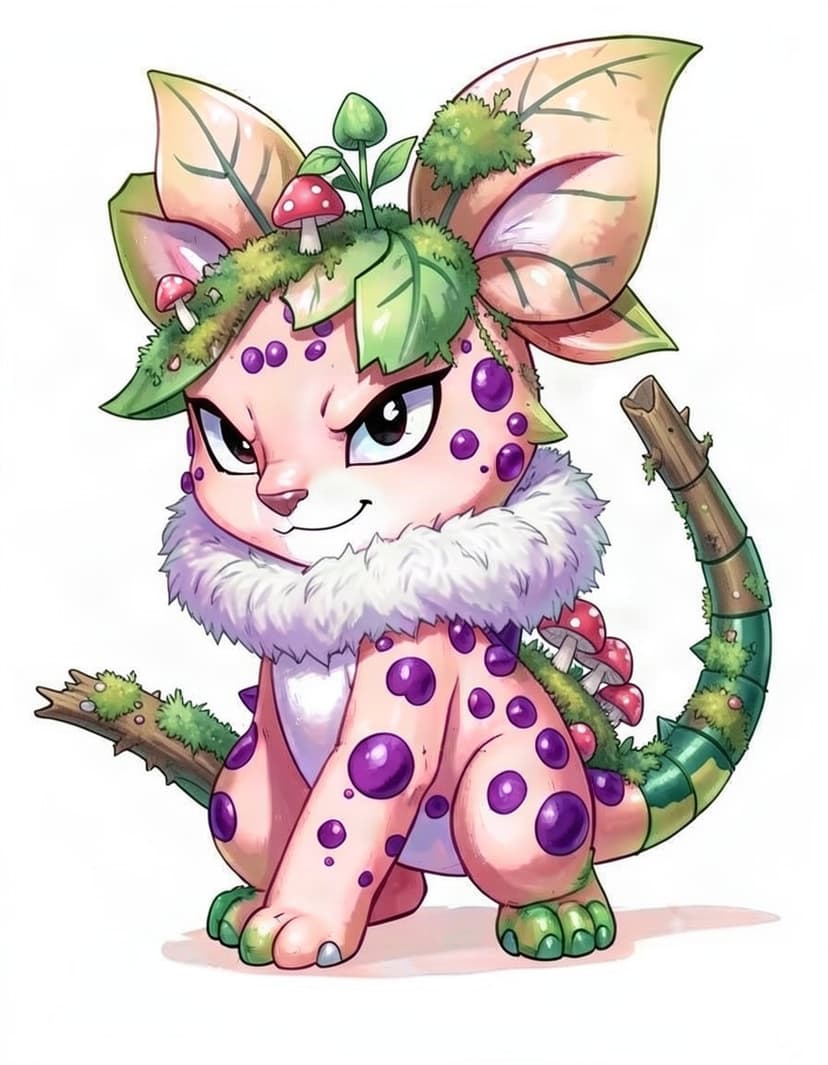 Sproutmon, a Pokemon OC made on GenTube