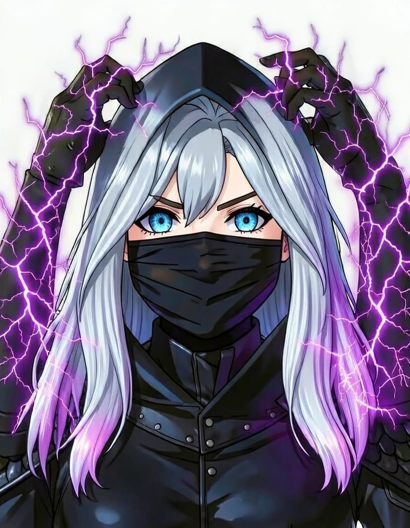 Silvershade Vex, a Fourth Wing OC made on GenTube