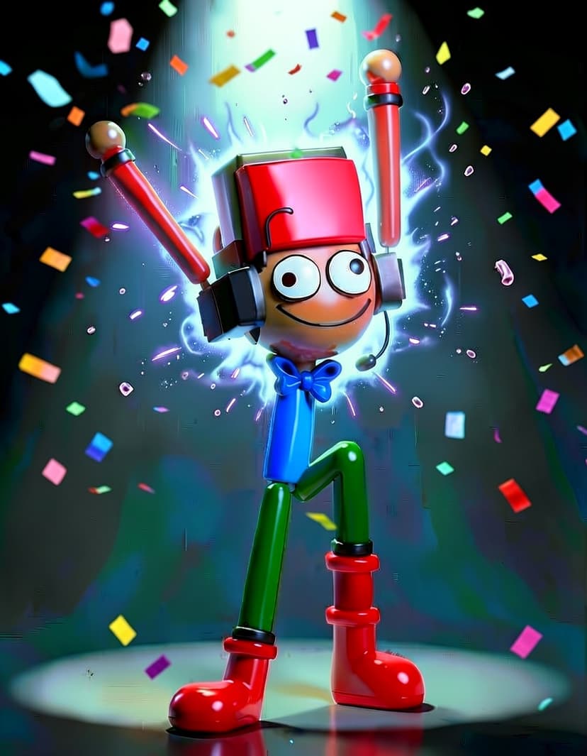 PEWEQUE, a Digital Circus OC made on GenTube