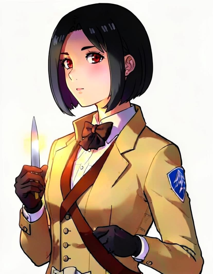 Murasaki, a Attack on Titan OC made on GenTube