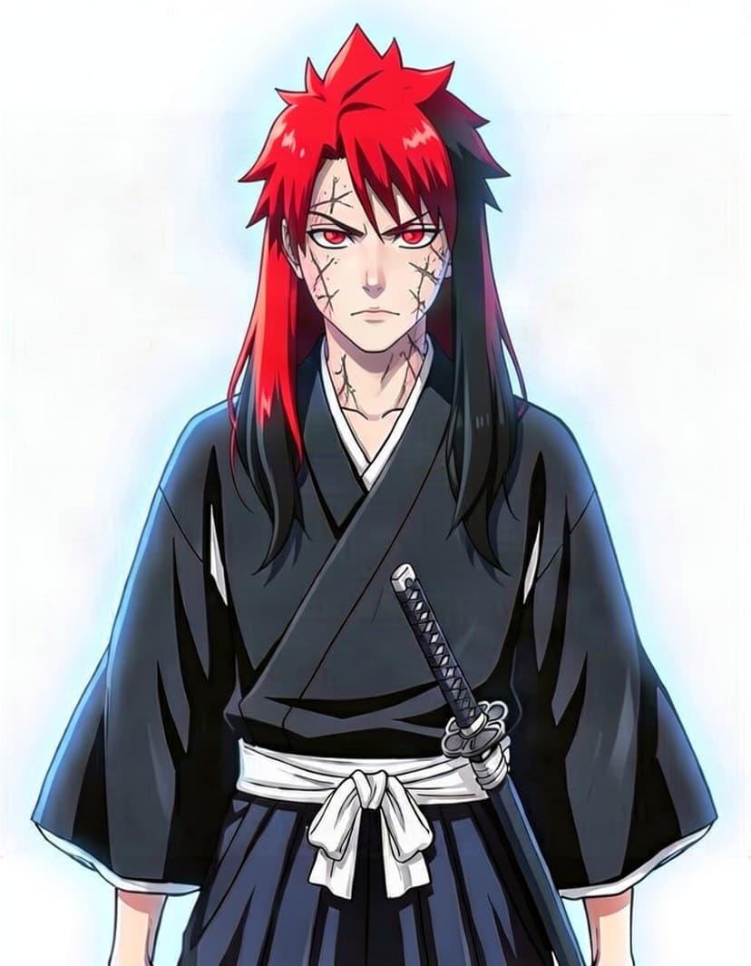 Ravenblade, a Bleach OC made on GenTube