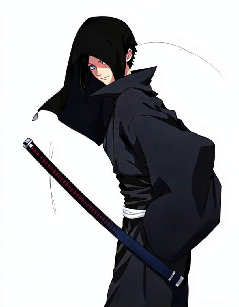 Kurohane, a Bleach OC made on GenTube
