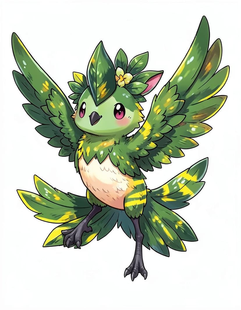 Bloomdusa, a Pokemon OC made on GenTube