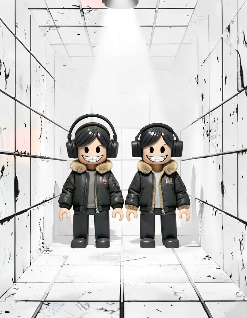 PixelHalo, a Roblox OC made on GenTube