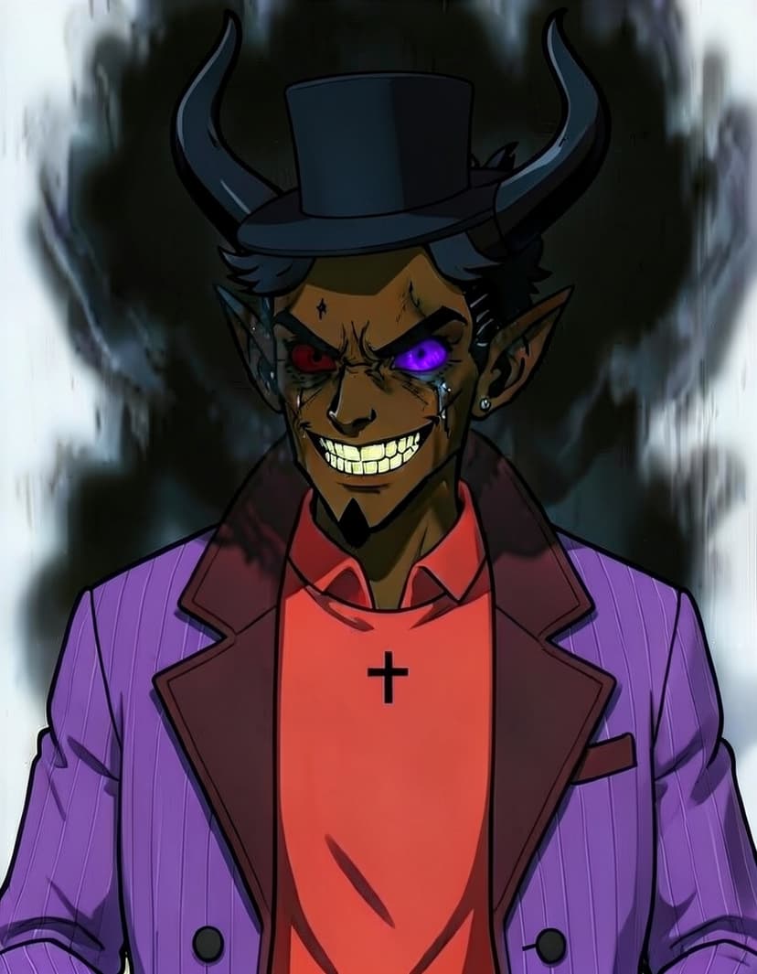 nightmare, a Hazbin Hotel OC made on GenTube