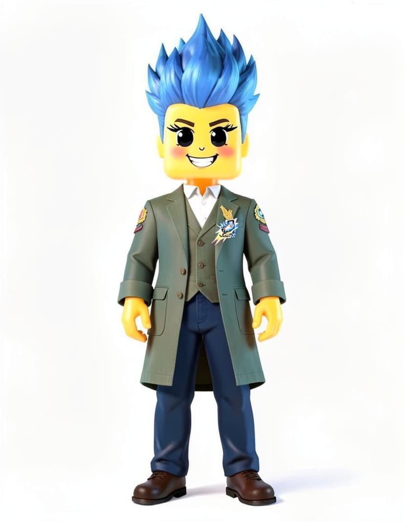 Pinky Blaze, a Roblox OC made on GenTube