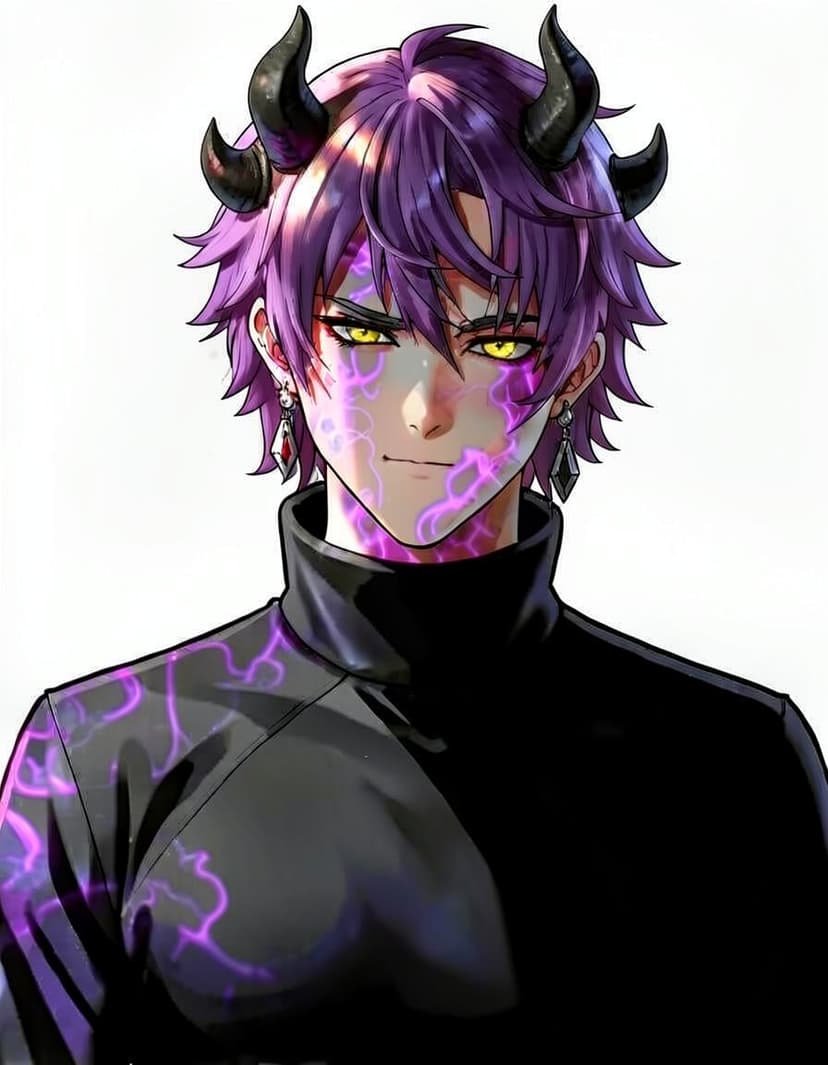Nightfang Blaze, a KPop Demon Hunters OC made on GenTube