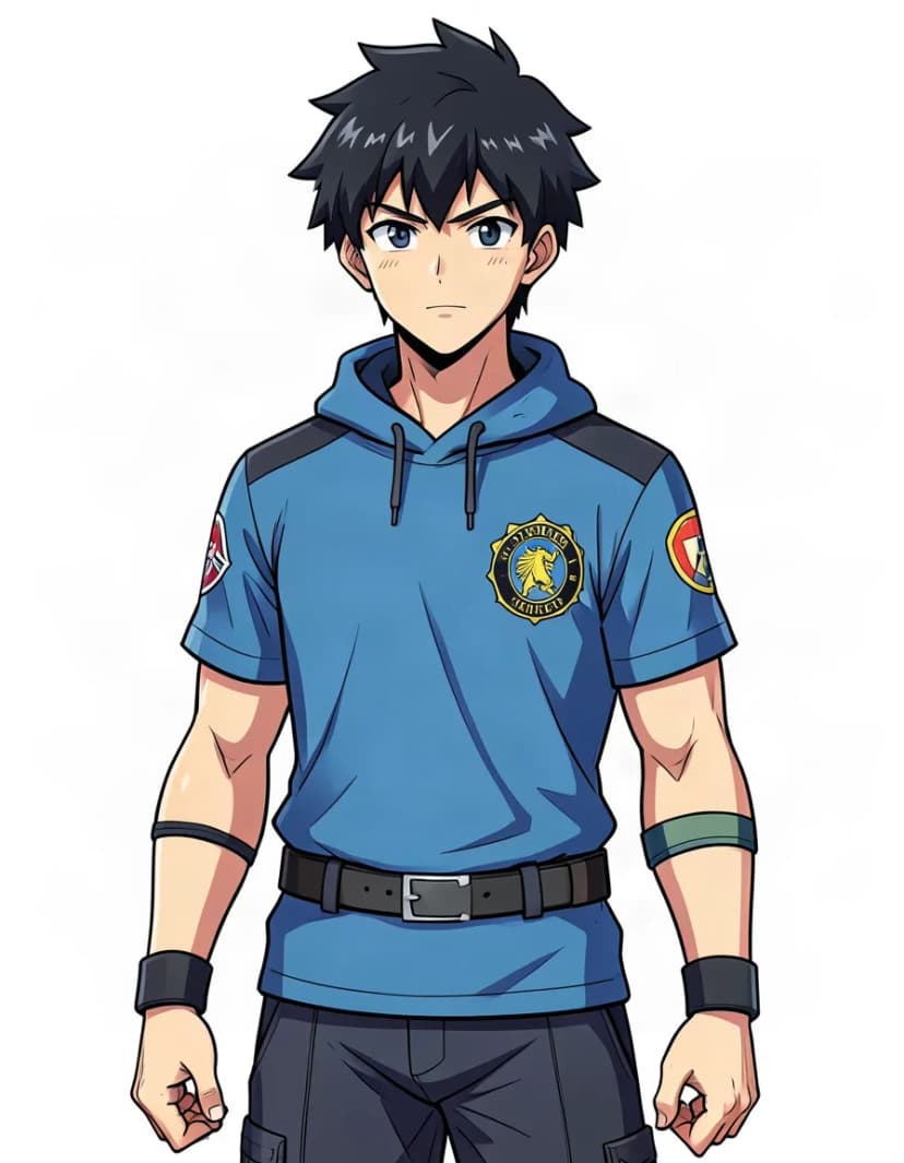 Hero student, a My Hero Academia OC made on GenTube
