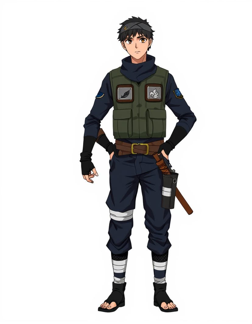 Kairo Leafblade, a Naruto OC made on GenTube