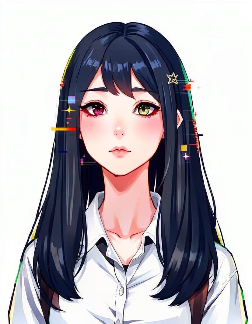 Pixel Whisper, a DDLC OC made on GenTube