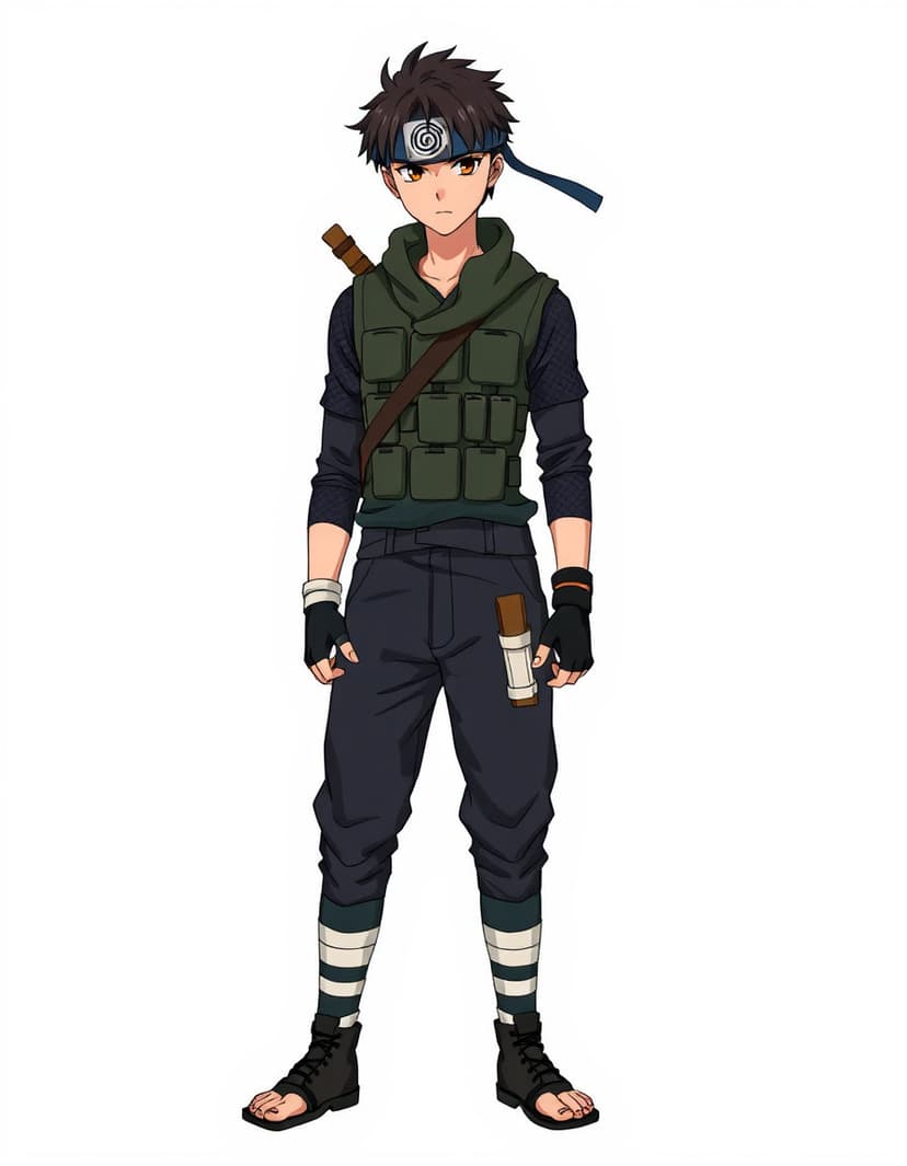 Kageleaf, a Naruto OC made on GenTube