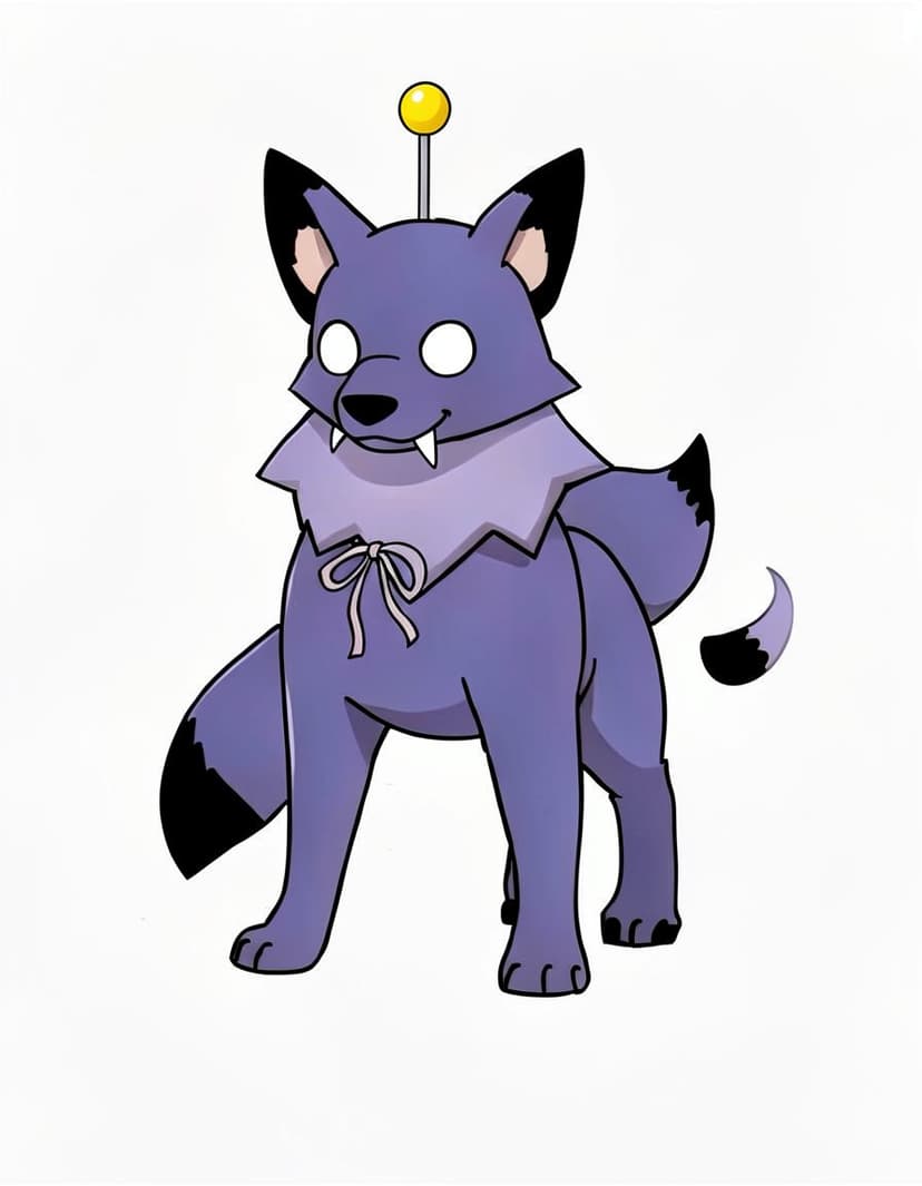 Phantwolf, a Pokemon OC made on GenTube