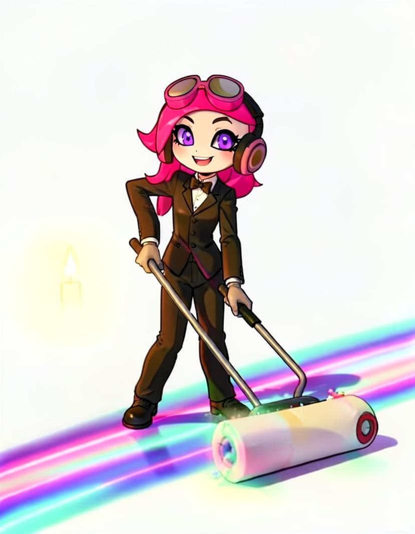 AquaLume, a Splatoon OC made on GenTube