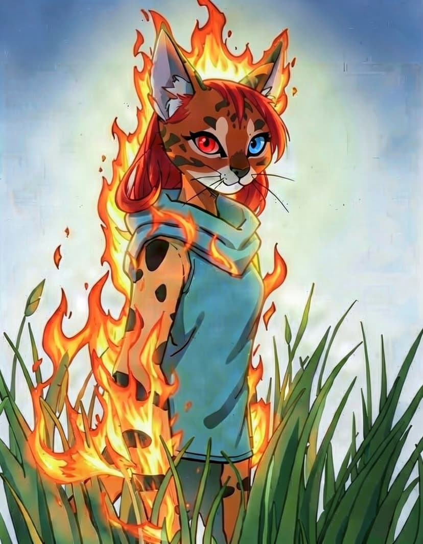 fire nija, a Warrior Cats OC made on GenTube