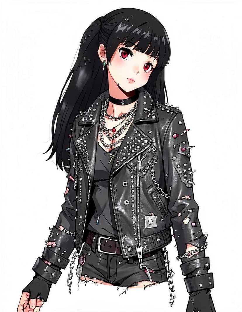 Crimson Veil, a Death Note OC made on GenTube