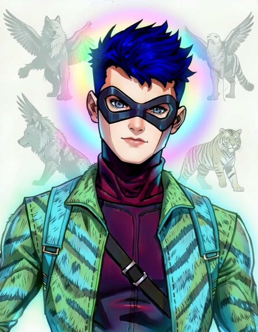 AnBoy, a Marvel Superhero OC made on GenTube