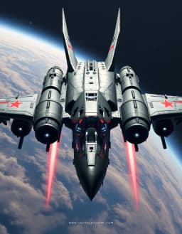 Two engined sci fi bomber
