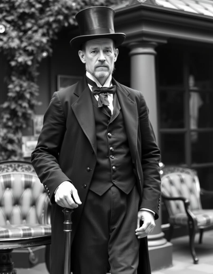 A Victorian butler