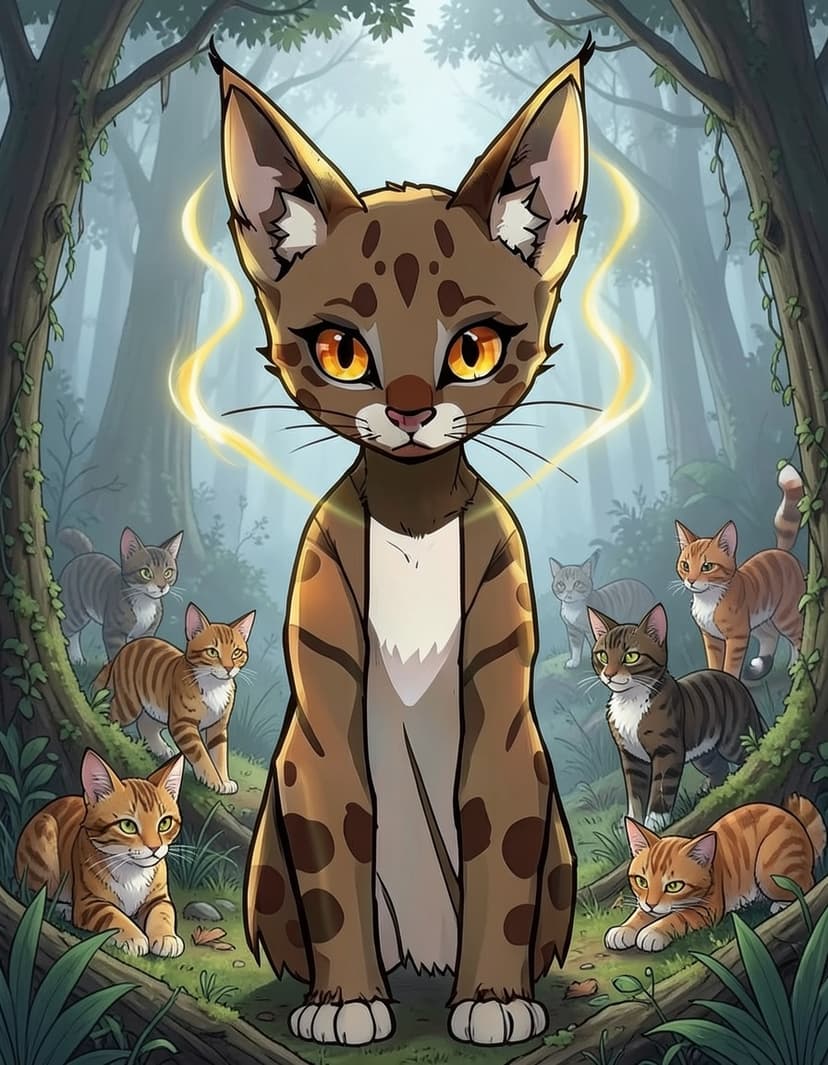 Amberstripe, a Warrior Cats OC made on GenTube