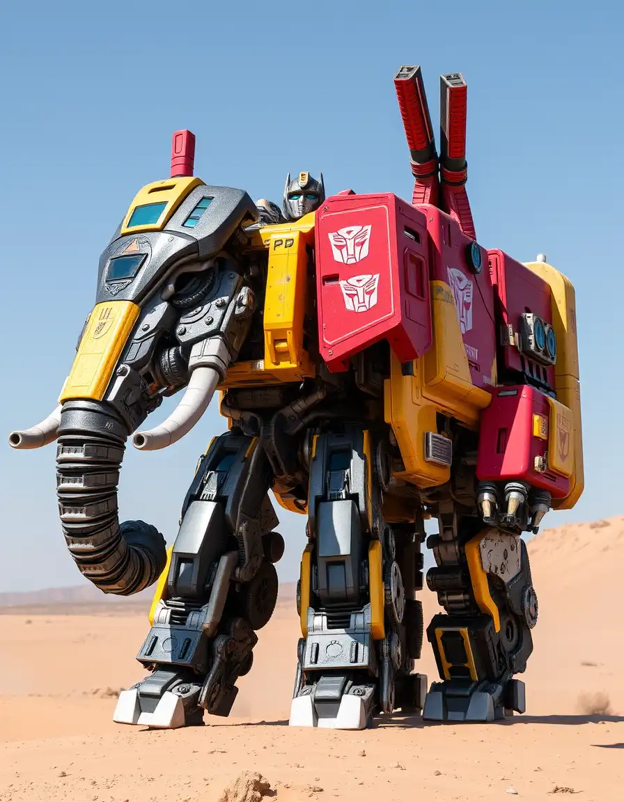 a transformers  elephant autobot 