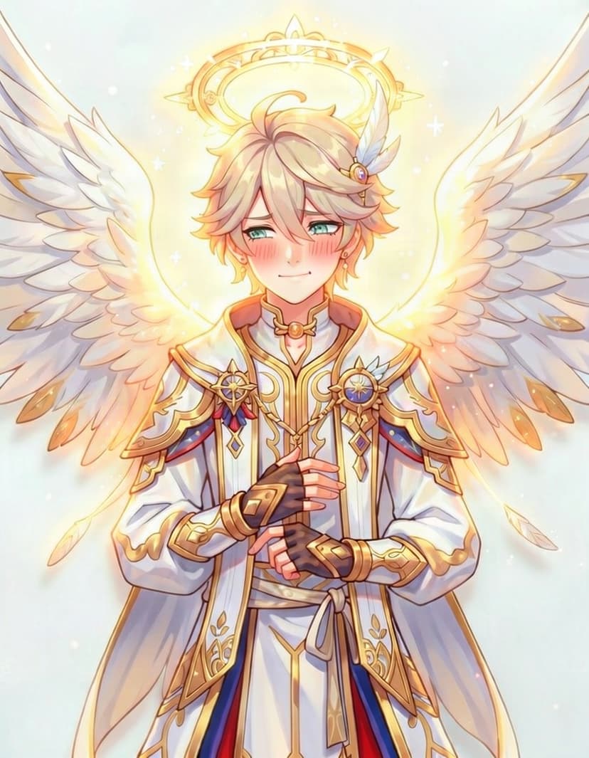 Aurelian Halo, a Genshin OC made on GenTube