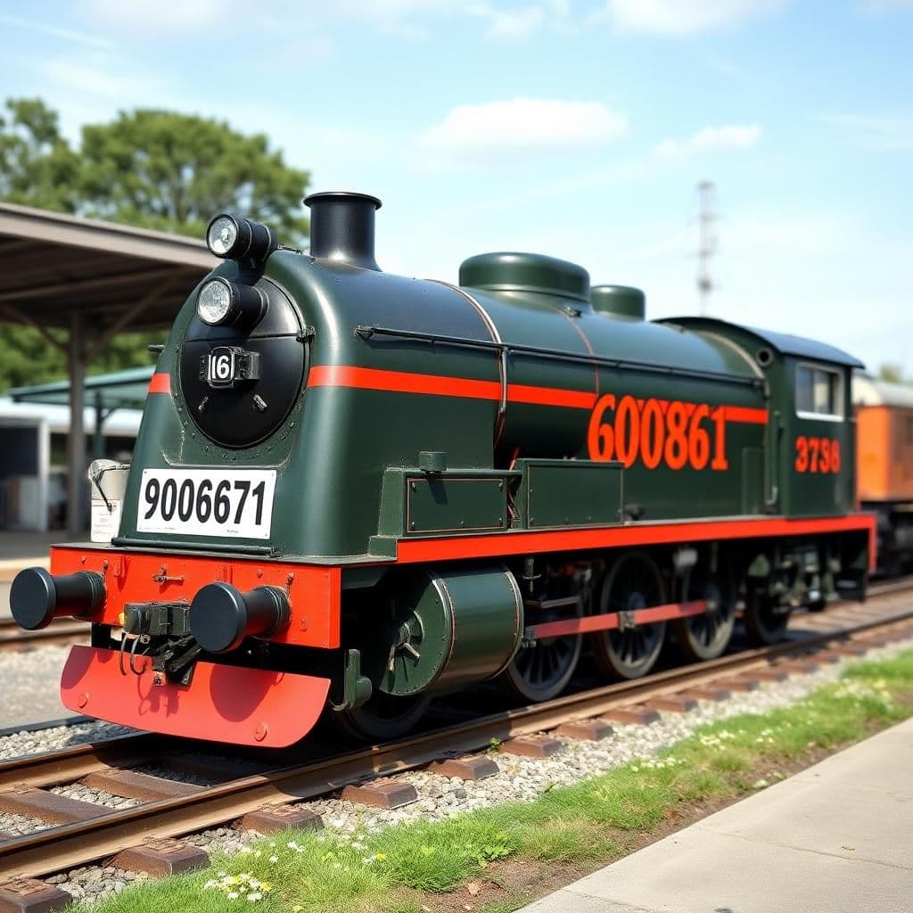 a brand new tank engine with a number on it. the number should be 200691.

