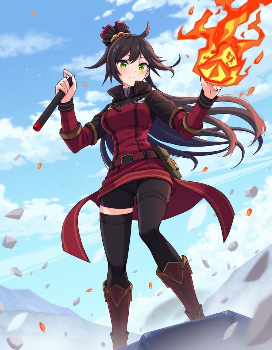 Maki oze from fire force anime