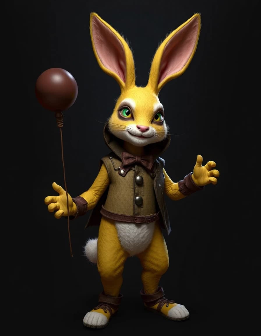Creating A yellow bunny oc from The Amazing Digital Circus Character