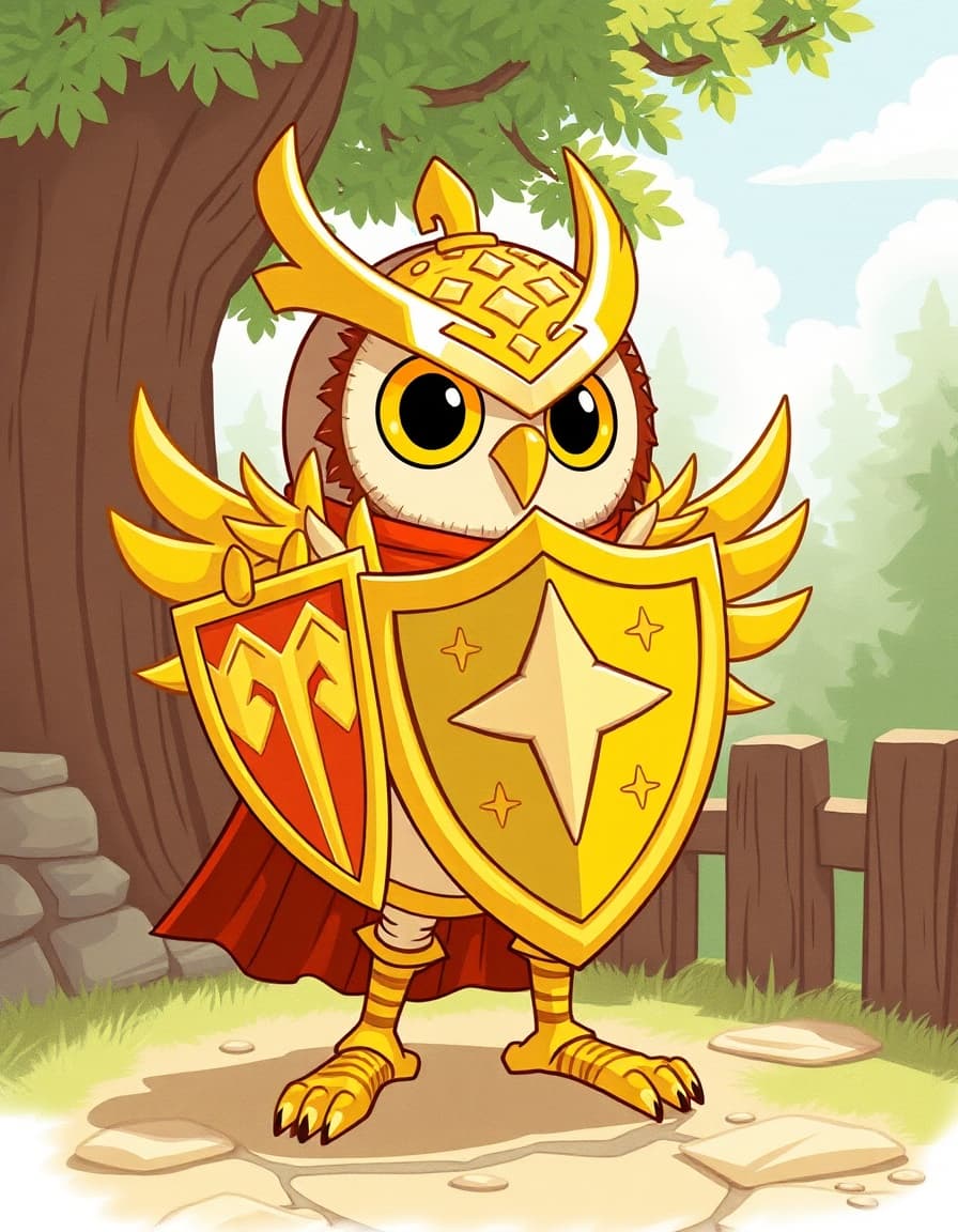Golden guard from owl house 