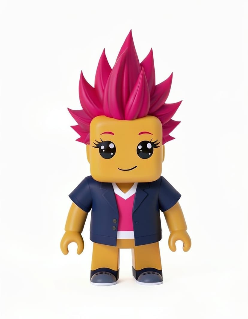 Sunflare Pix, a Roblox OC made on GenTube