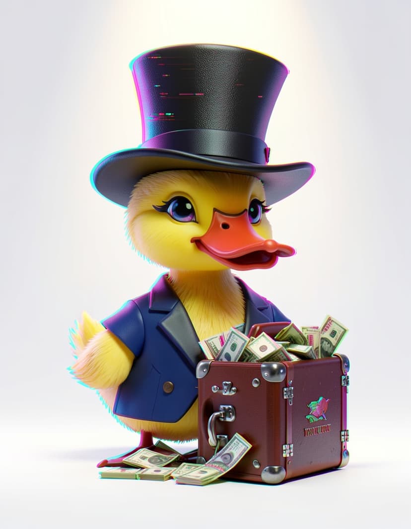 Mr. Duckington, a Digital Circus OC made on GenTube
