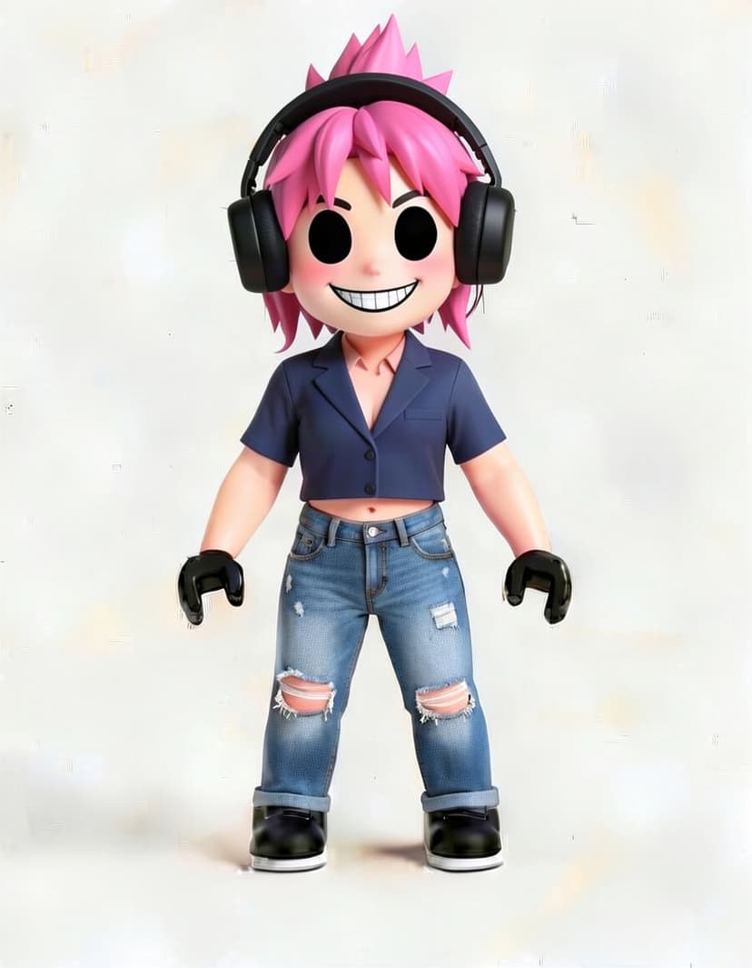 EMI, a Roblox OC made on GenTube