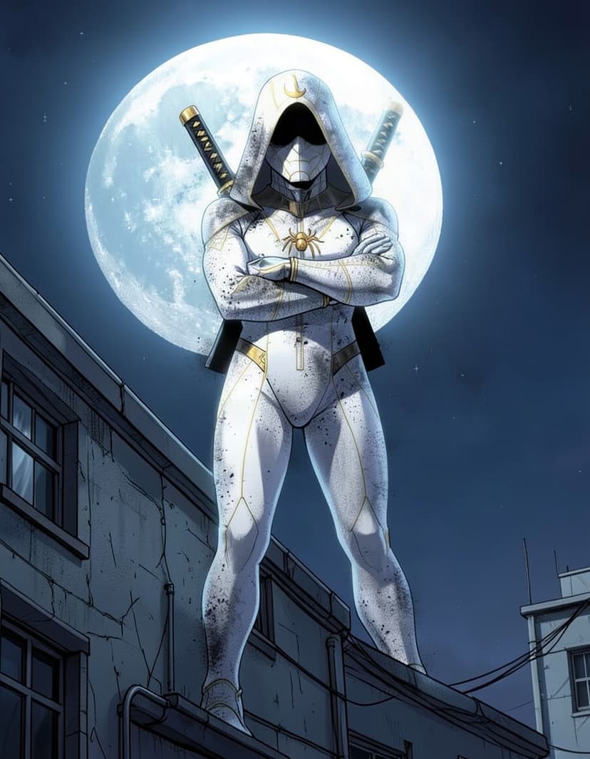 Moon spider, a Spidersona OC made on GenTube