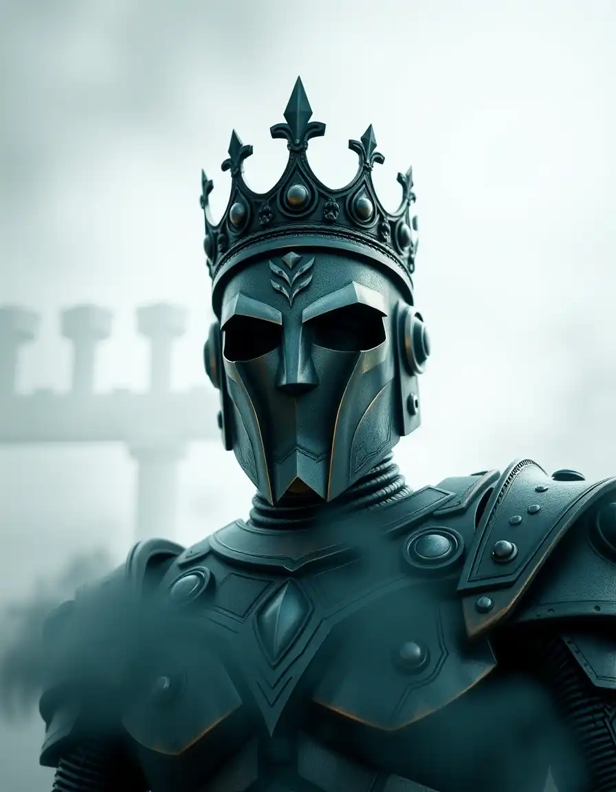 Titan speakerman with a crown