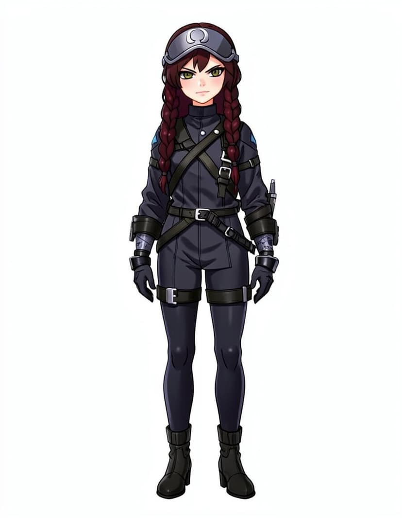 Jess, a Fourth Wing OC made on GenTube