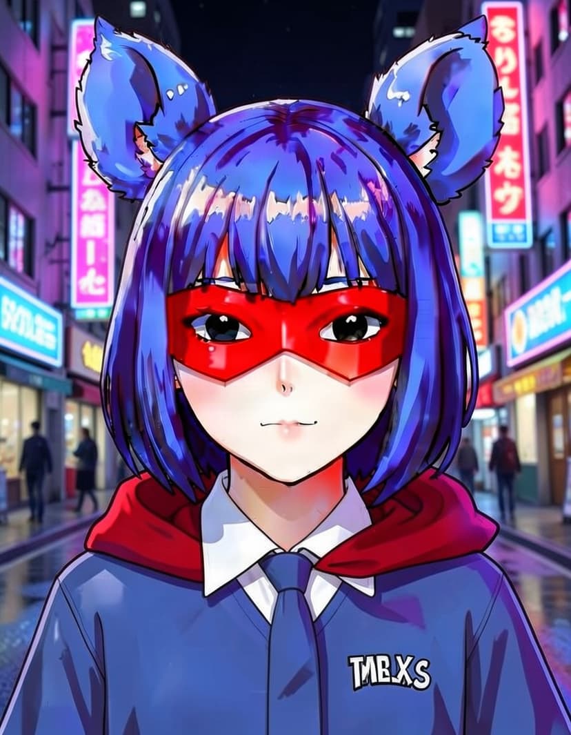 Splendri, a DDLC OC made on GenTube