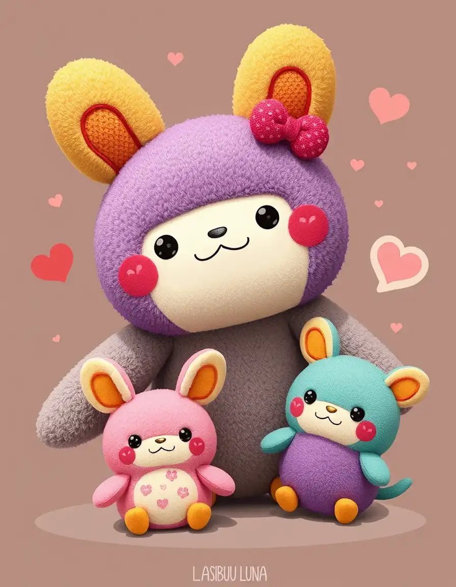 Labubu collectible plush toys created by Hong Kong illustrator Kasing Lung