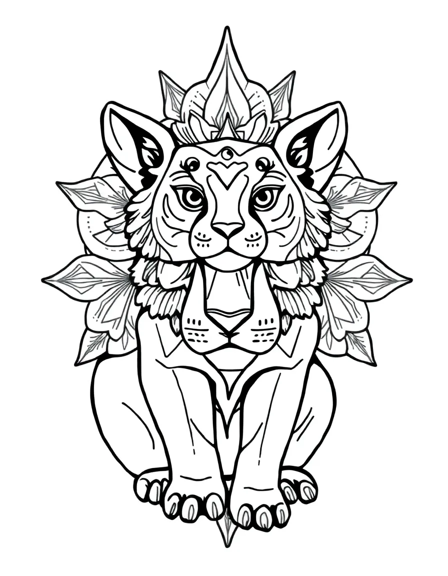 estoy haciendo un ebook de mandalas de animales. necesito que crees mandalas para colorear con cualquier animal 