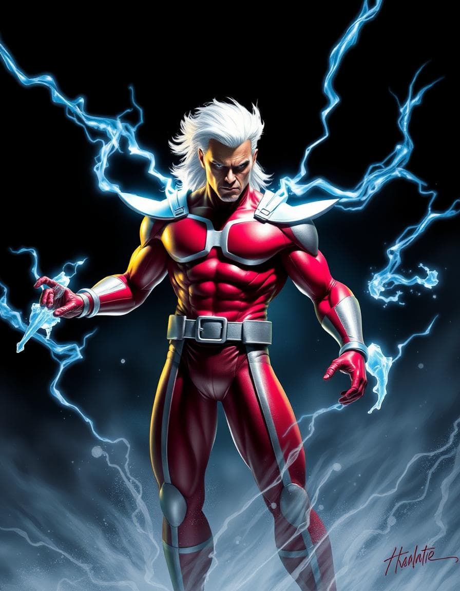 MUTANT X-MEN MAGNETO WHITE HAIR