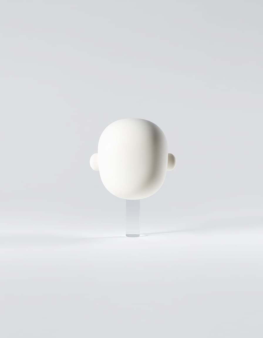 Luxury designer toy brand avatar.
Minimalist vinyl figure head icon, abstract factory concept.
Soft shadows, premium lighting, high contrast.
Modern, stylish, collectible toy brand identity.
Clean background, centered, ultra sharp, studio photography style.
