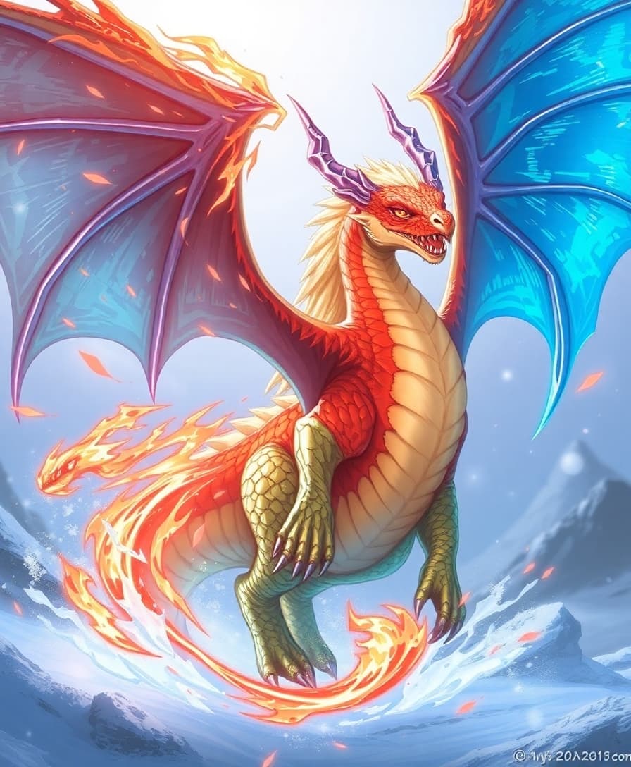 wings of fire ice wing dragon girl