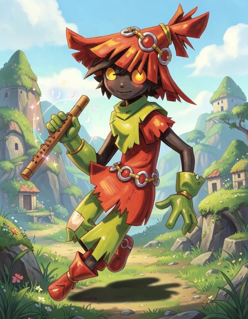Jinx, a Zelda OC made on GenTube