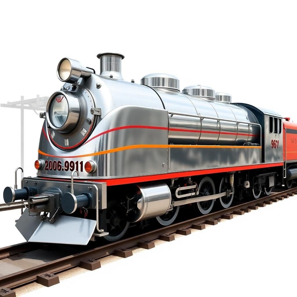 a shiny, brand new tank engine with a number of 20060901.