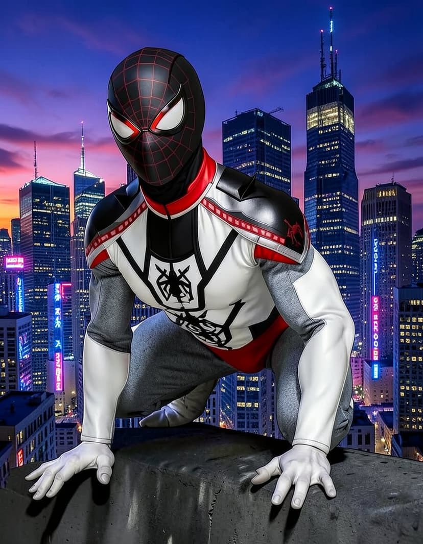 Nightthread, a Spider Man OC made on GenTube