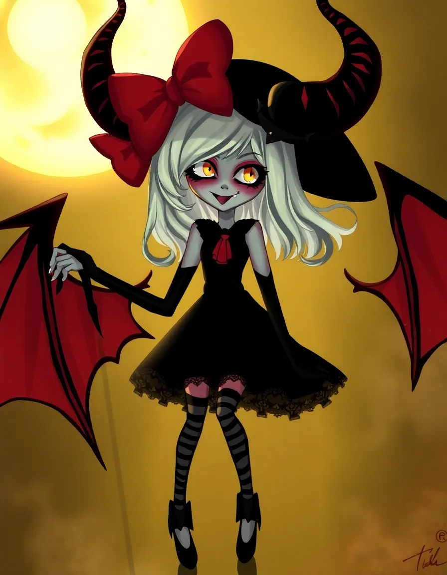 Hazbin hotel girl, demon,
